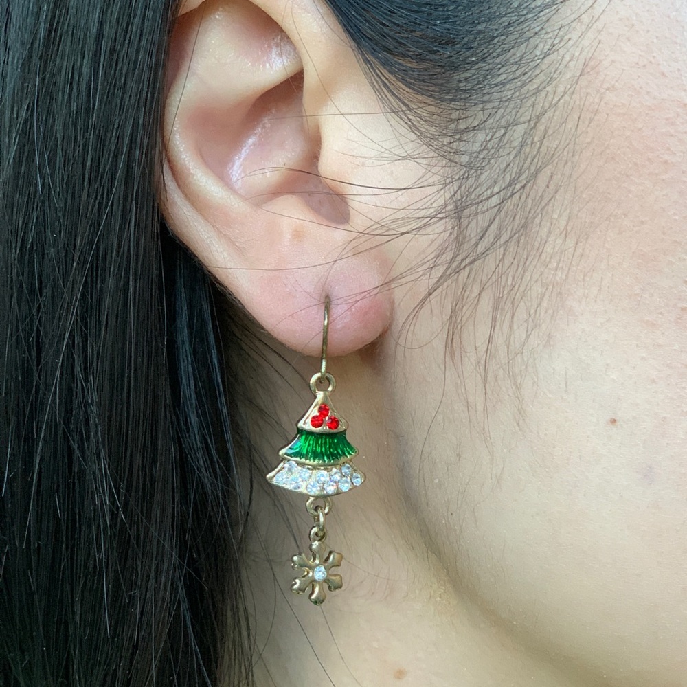 Christmas earrings